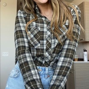 Nordstrom plaid top